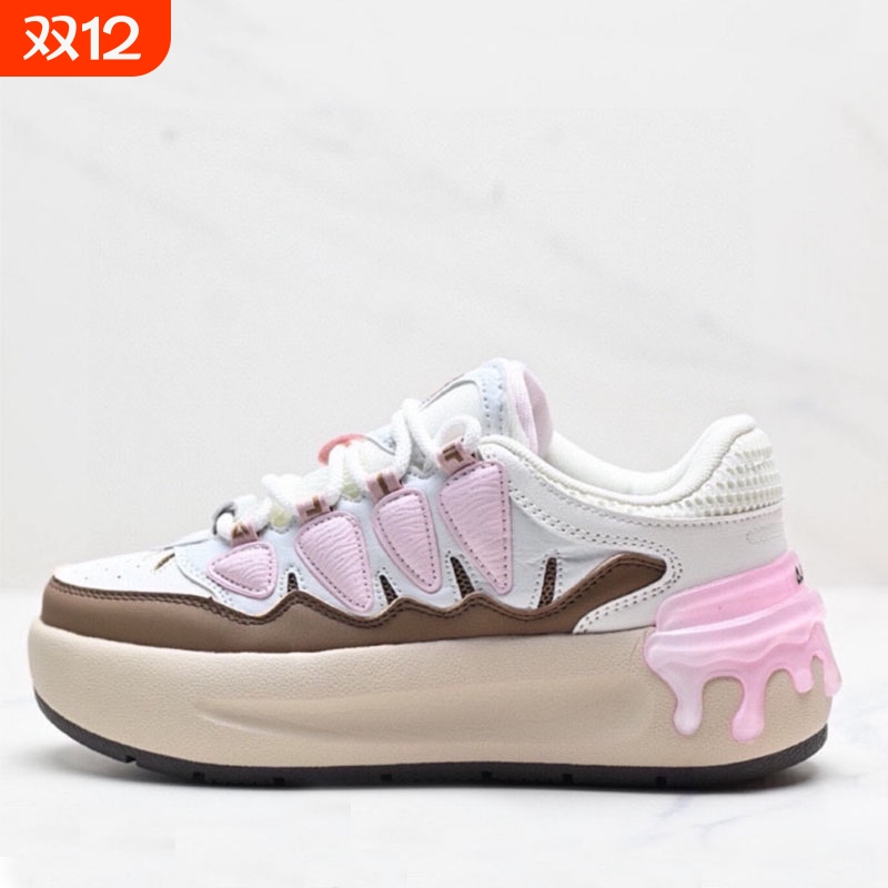 小个子增高女鞋CARROT摩登板鞋2025时尚萝卜鞋休闲复古松糕厚底鞋