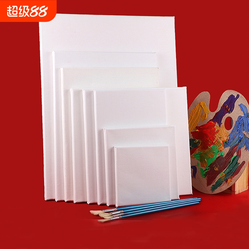 油画框亚麻纯棉画布带框丙烯画板