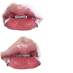 唇钉假无洞唇环唇夹假唇钉免打孔獠牙无洞假吸血鬼小恶魔尖牙朋克