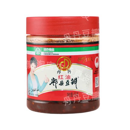 丹丹红油郫县豆瓣456g小瓶炒菜熬酱调味料川菜调味酱发酵家用辣味