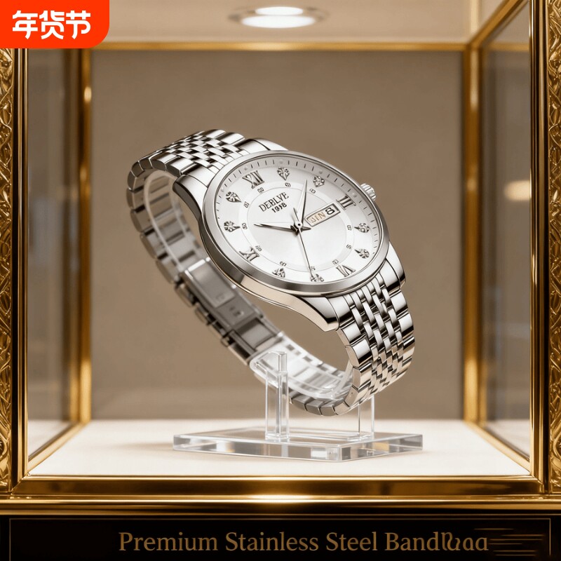 名牌男士手表正品官方旗舰瑞士非机械手表男款2024新款防水石英表