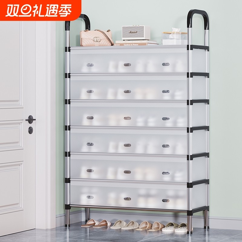 门口鞋架家用室内多层鞋柜结实宿舍入户鞋子收纳架大容量耐用现代
