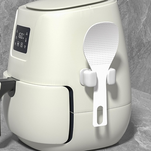 饭勺固定器饭勺座收纳架饭勺置物架汤勺悬挂架粘贴式免打孔电饭煲