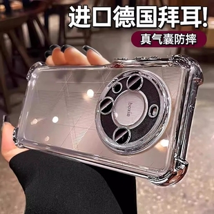 适用华为Mate60pro手机壳新款 四角气囊防摔保护套mate80硅胶软壳简约超薄镜头全包ProMax 透明mate70pro