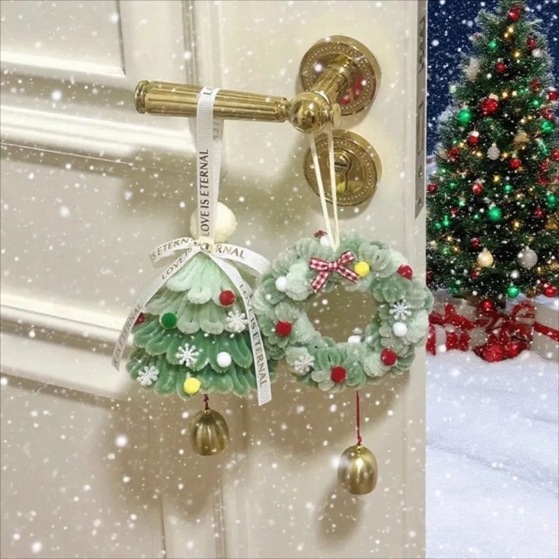 扭扭棒圣诞树花环挂件手工diy材料包全套圣诞节礼物送男女友2025