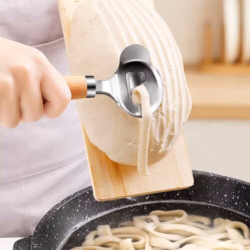 刀削面刀专用削面刀家用木柄新款不锈钢山西面食专业工具削面神器