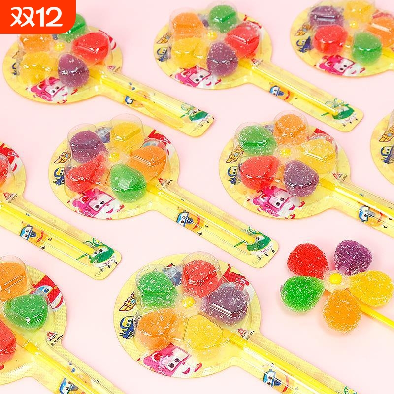 棒棒糖散装10支网红怀旧水果橡皮糖小零食小吃糖果大礼包
