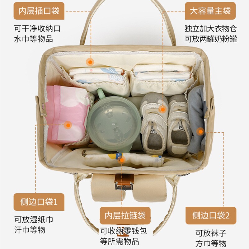 高级感奶瓶包外出妈妈包大容量保温高颜值时尚休闲通勤妈咪包批发
