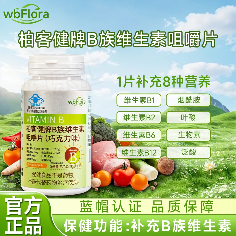 维生素B族咀嚼片补充维生素B族