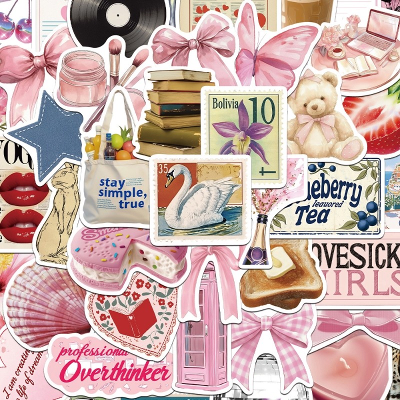 100张垃圾日记废料贴纸趣味ins风儿童装饰手账桌面手机壳笔记本,文具电教/文化用品/商务用品,贴纸/立体贴纸,淘宝优惠券,粉丝福利购,淘宝优惠卷