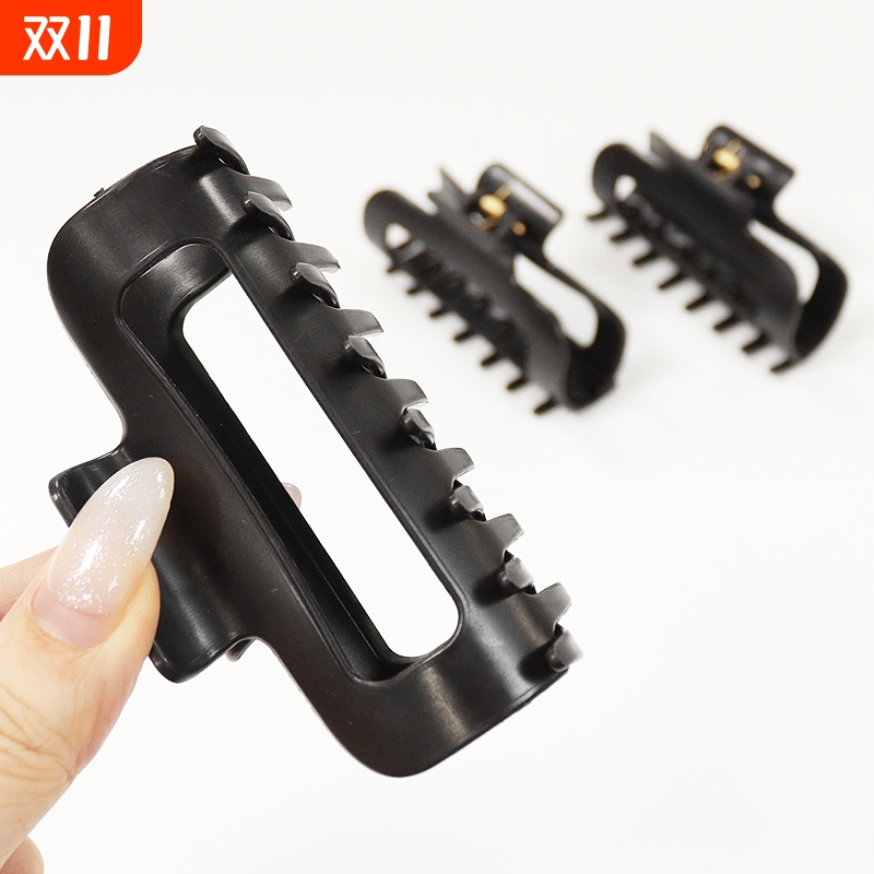 T硅胶鲨鱼夹A1pn0-抓夹女发夹后脑勺夹头饰盘头发硅胶鲨鱼夹