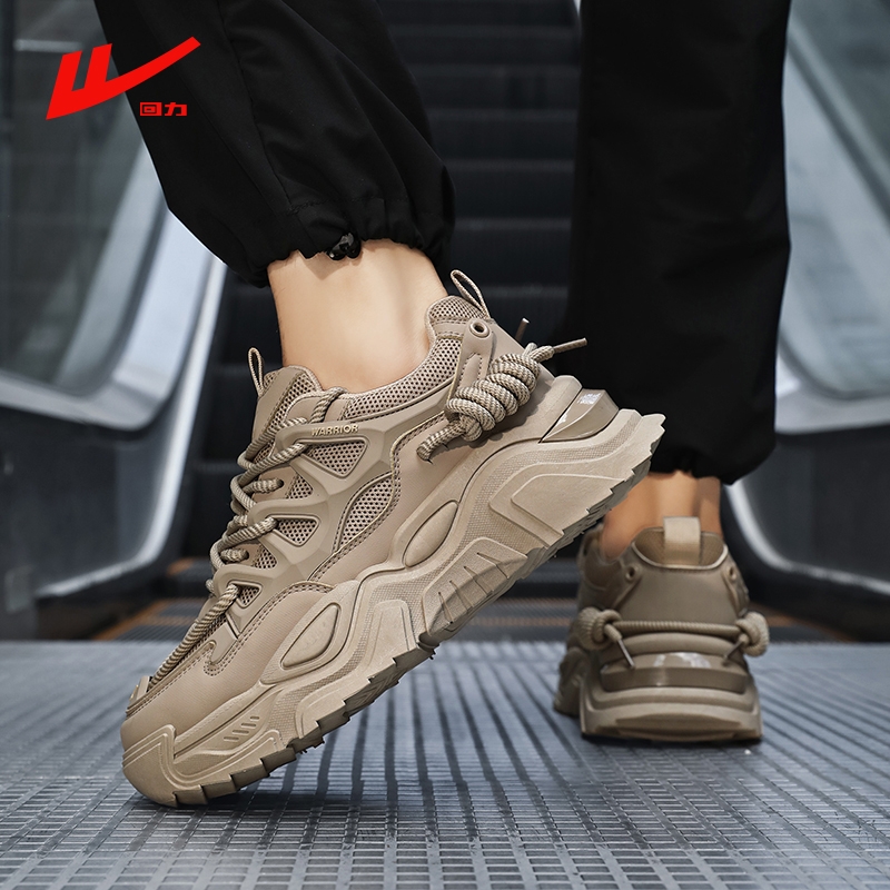 回力男鞋2025春季新款厚底增高运动休闲鞋时尚百搭经典老爹鞋