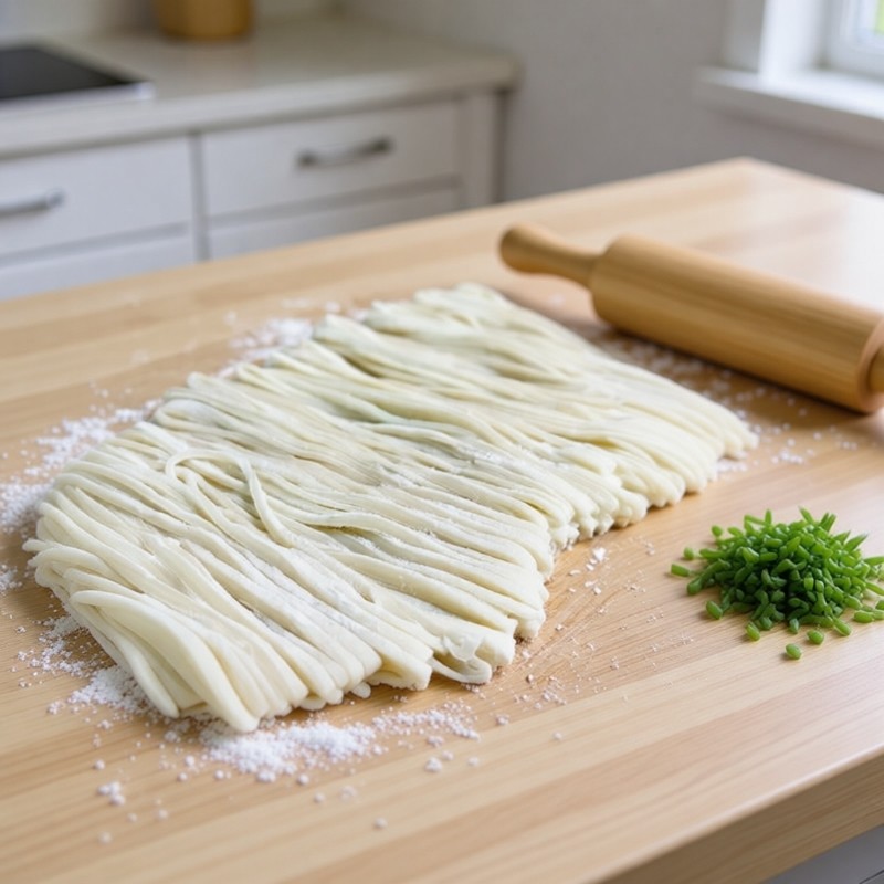 河南特产手工面手擀面炒拉条子炸酱面拌面焖面新鲜湿面条商用鲜面