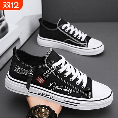 帆布鞋男款2025新款秋季透气经典