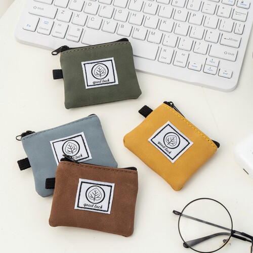 迷你拉链零钱包airpodspro耳机包收纳包卡包硬币包包里小收纳袋