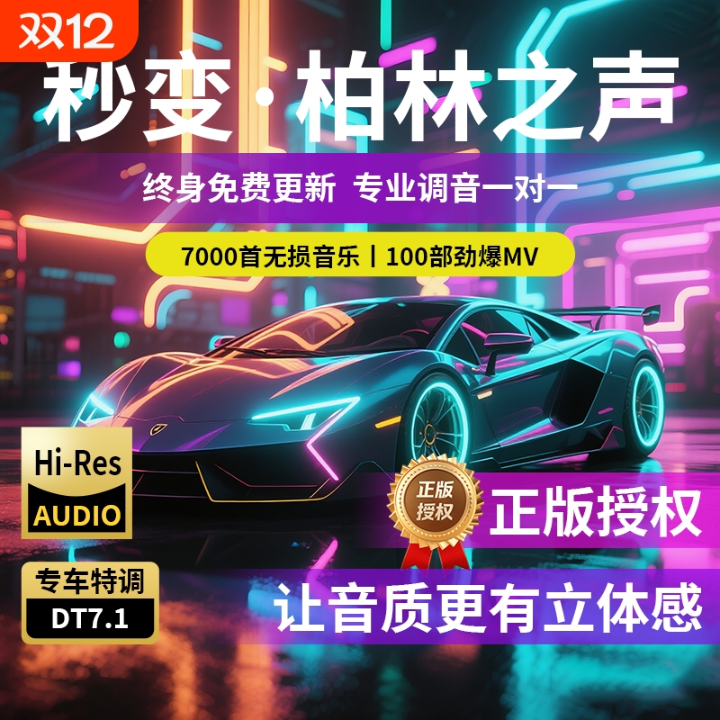 [车载专用]车载音乐u盘无损音质