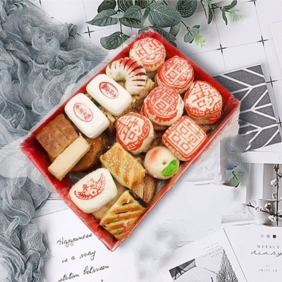 天津特产糕点心老年货礼盒传统酥皮京八件1500g槽子糕送礼白皮