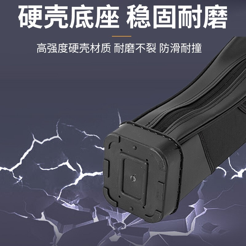 便携字母垂钓路亚包新款硬壳单肩渔具路亚竿大容量一体式鱼竿包包