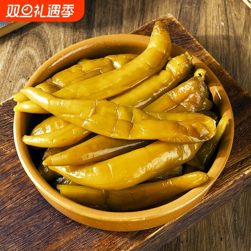 湖南辣菜腌辣椒酸辣下饭菜辣椒酱咸菜泡菜青椒坛子辣椒凉拌菜老坛