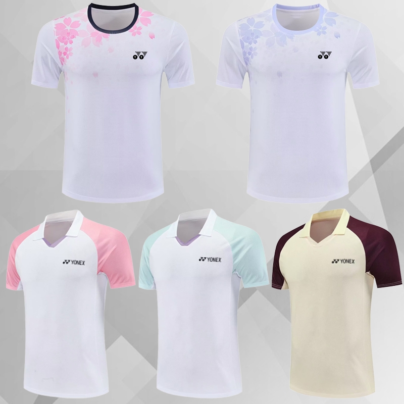 新款yy羽毛球服男女运动比赛印制短袖儿童款速干乒乓球网球衣套装