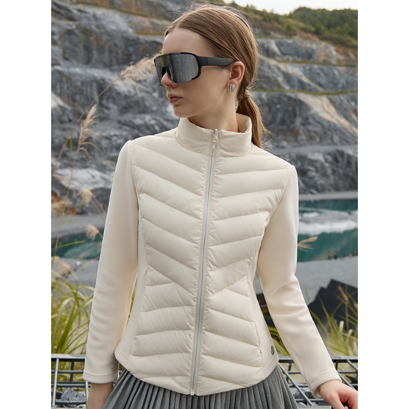 轻薄女士羽绒服女网红同款小蛮腰修身鸭绒短款大鹅羽绒服秋冬外套