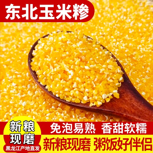【香糯易煮】正宗东北碴子玉米小碴子新鲜农家粗粮糯玉米粒煮粥