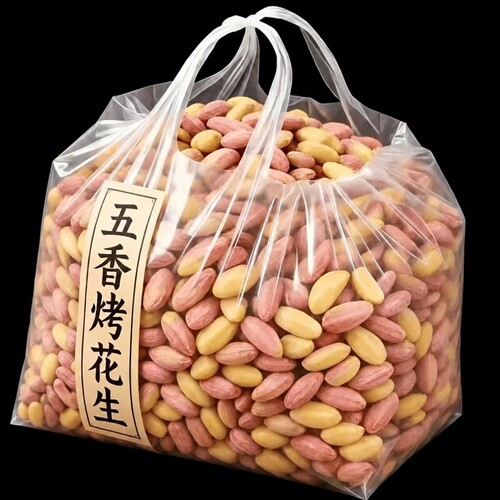 特价五香花生米烤花生山东特产烤熟零食袋装新花生无油解馋多味