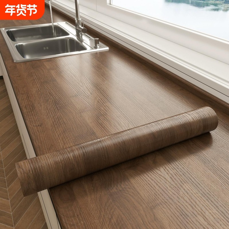 厨房台面贴纸防油防水自粘灶台专用保护垫耐高温木纹翻新改造贴膜,家居饰品,软装墙贴,淘宝优惠券,粉丝福利购,淘宝优惠卷