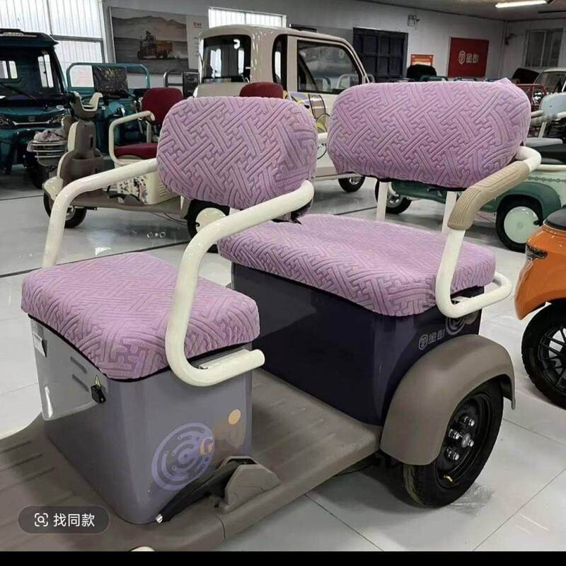 电动三轮车通用座套弹力布可机洗四季通用座套电动三轮车通用坐垫