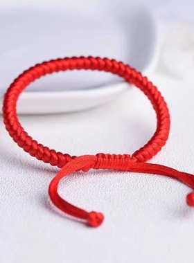 新款同款金刚结红绳手链女学生韩版本命年手环男女手链情侣闺蜜绳