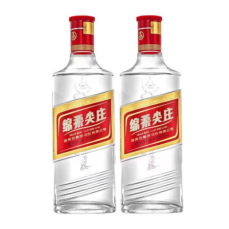 绵柔尖庄白酒纯粮食酒50度42度500ml浓香型瓶装股份酿造