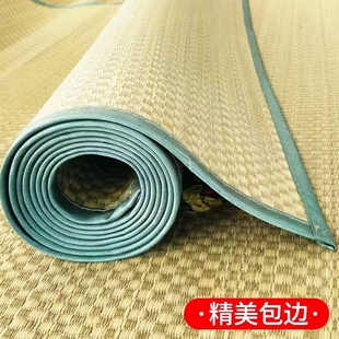 传统手编草席加密加厚0.80.9米学生宿舍凉席蔺草席老人席天然草席