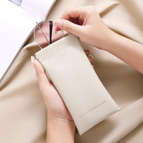 眼镜袋女墨镜太阳镜收纳盒便携弹片放近视眼睛包自动闭合保护套男