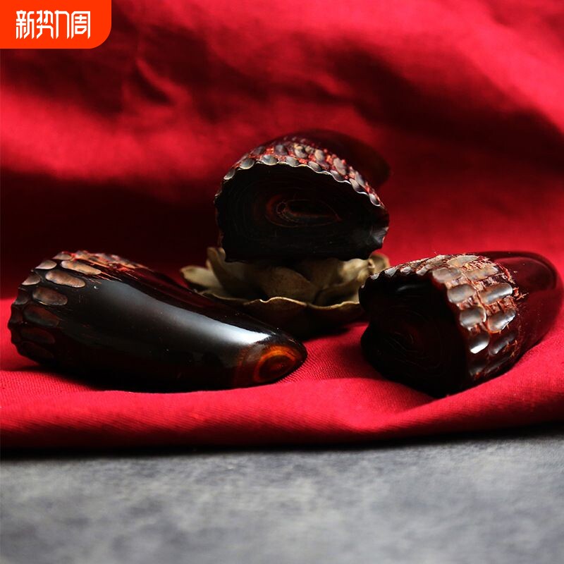 潮款牛角办公室摆件雕刻工艺品手把件牦牛角