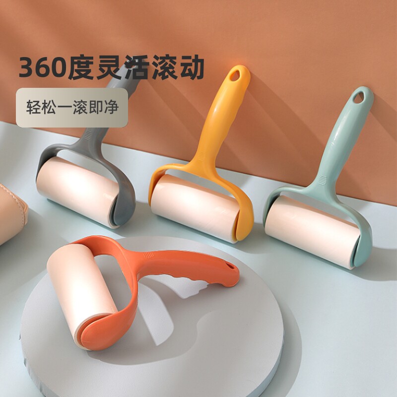 滚筒粘毛器可撕式粘毛器衣物粘尘黏灰除毛毡滚刷衣服吸毛替换纸