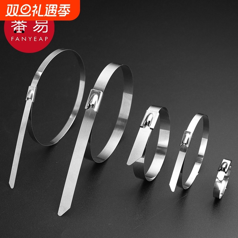 扎带/不锈钢A1vq0-自锁式金属带户外耐用耐高温扎带不锈钢绑带