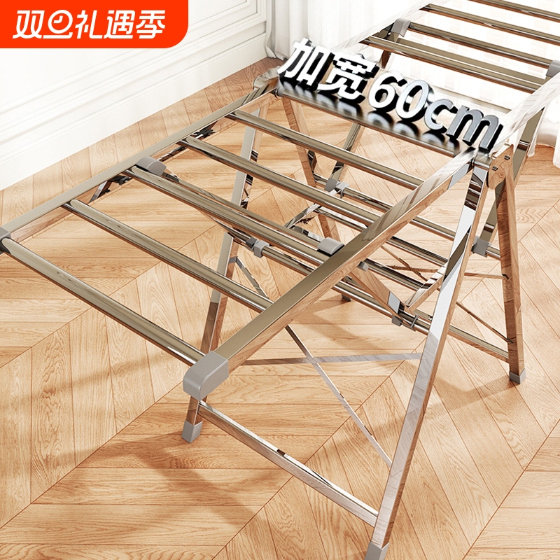 特粗特厚加大加宽不锈钢晾衣架