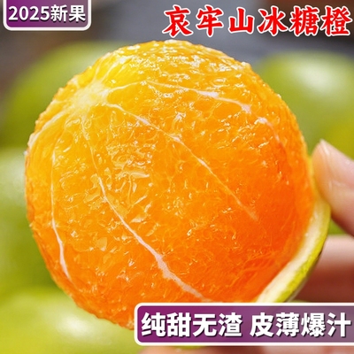 正宗云南10斤哀牢山冰糖橙当季手剥新鲜青皮橙子孕妇水果整箱包邮