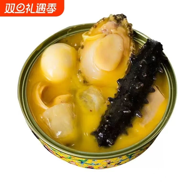 金汤佛跳墙加热即食260g炖海参捞饭扇贝网红滋补花胶罐装海鲜年货