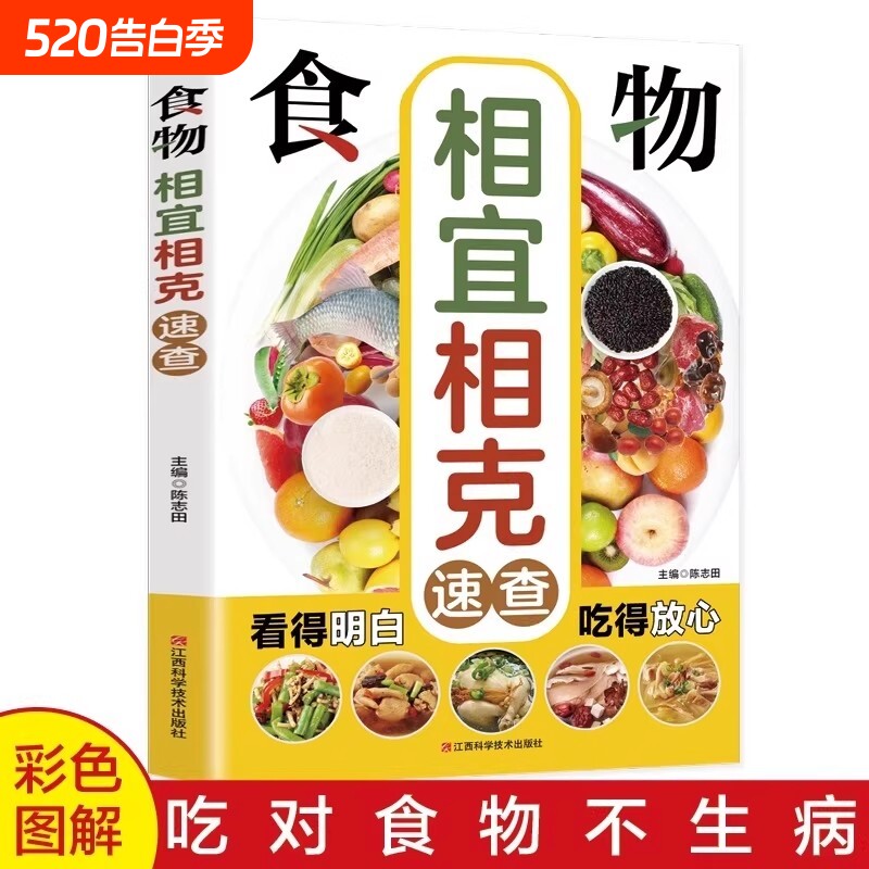 食物相克与食物相宜速查百科食物相克相宜大全厨房表饮食相宜相克速查