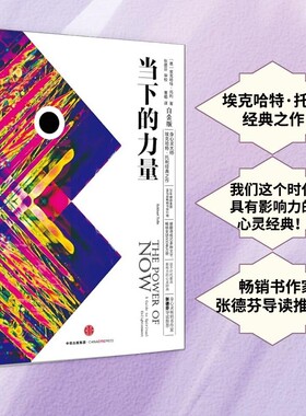 当下的力量新版白金版硬皮精装埃克哈特·托利著张德芬活在当下自我实现励志读物心灵大师经典之作畅销正版新世界灵性觉醒实践