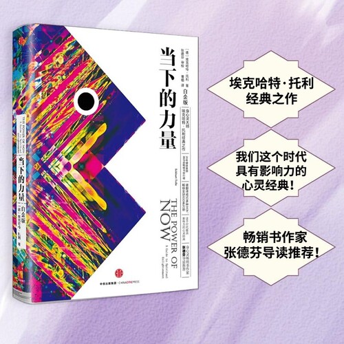 当下的力量新版白金版硬皮精装埃克哈特·托利著张德芬活在当下自我实现励志读物心灵大师经典之作畅销正版新世界灵性觉醒实践