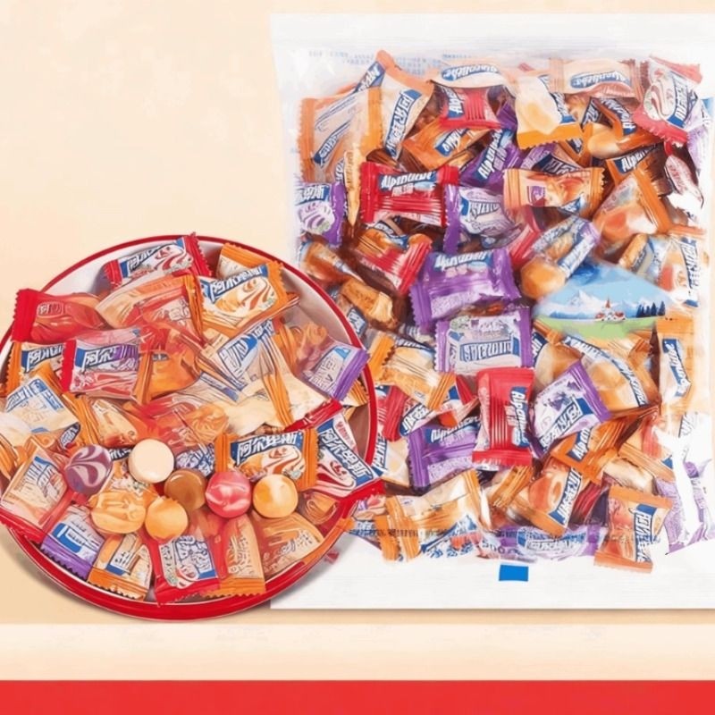 牛奶硬糖散装混合500g结婚喜糖棒棒糖零食糖果喜饼过年奶糖原味