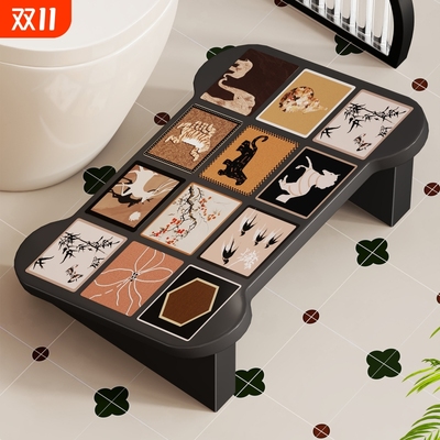 马桶踩脚凳合理倾斜设计板凳