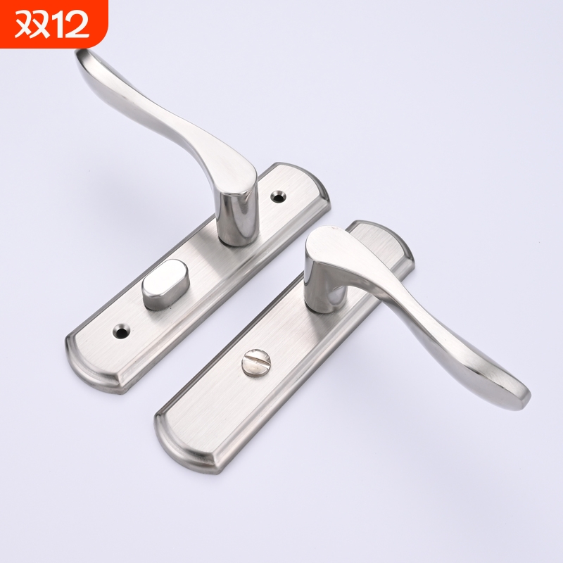 卫生间门锁不锈钢通用型无钥匙