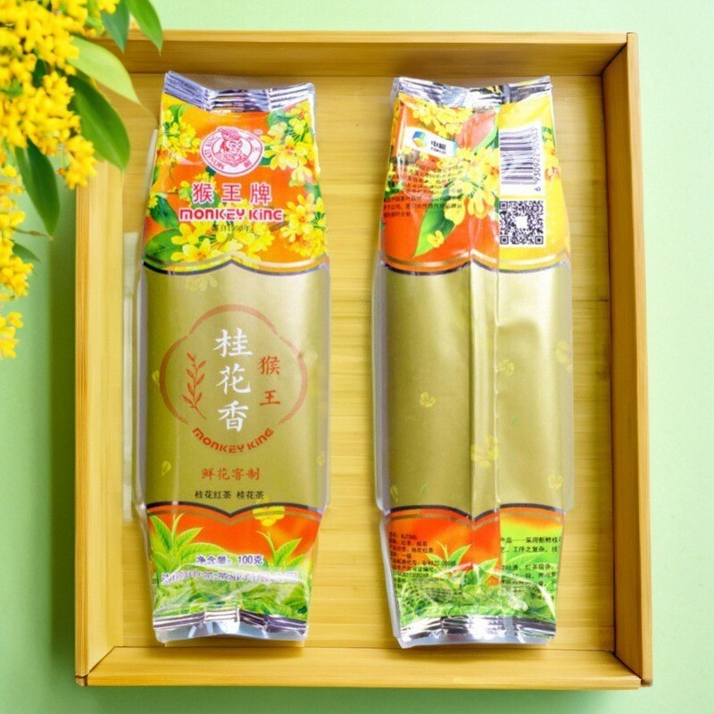猴王鲜花窨制桂花红茶2025新茶特级浓香自己喝口粮花茶 养胃茶叶,茶,再加工茶/配方茶/调味茶,淘宝优惠券,粉丝福利购,淘宝优惠卷