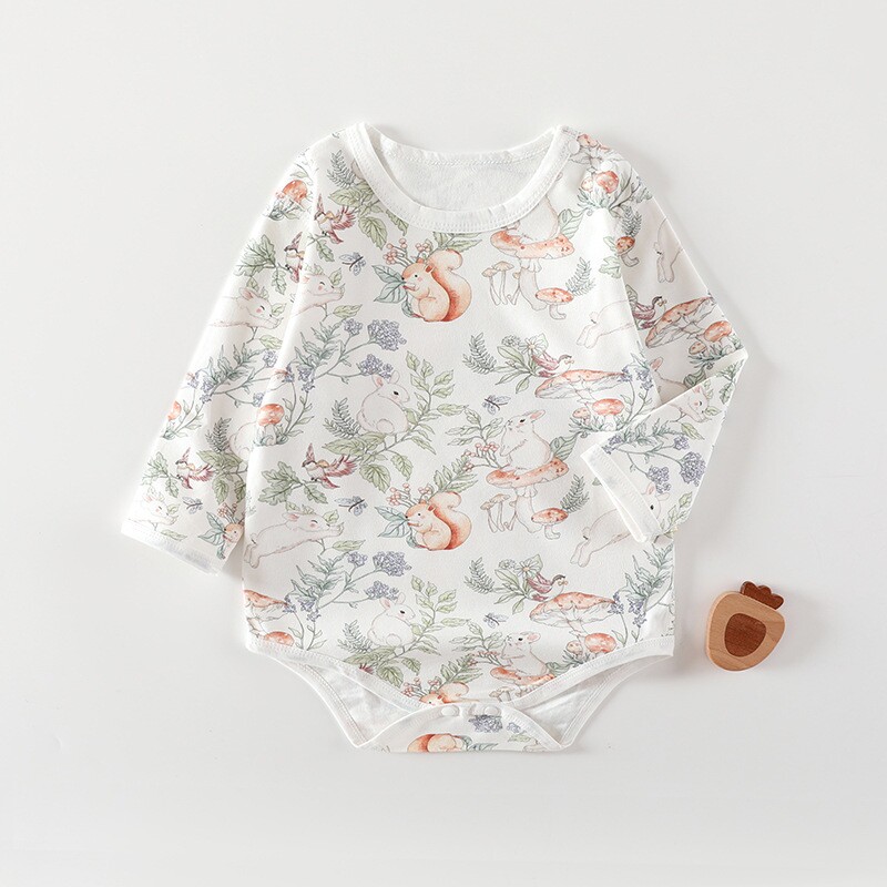 婴儿包屁衣纯棉无骨A类初生宝宝包臀衣三角哈衣童装母婴