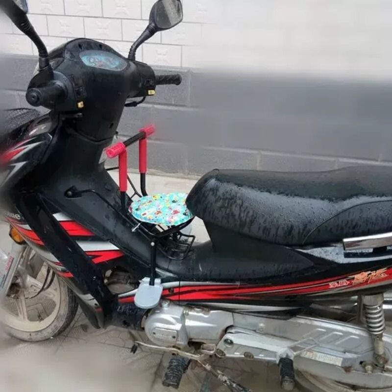 弯梁摩托车安全座椅女士摩托车儿童座椅前置宝宝椅小孩大童小童