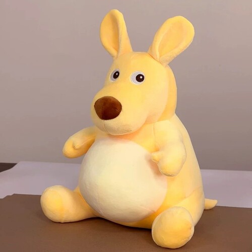 美团袋鼠玩偶毛绒玩具