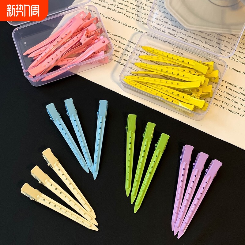 发根蓬松夹侧边刘海化妆定型发夹高颅顶神器鸭嘴夹子发卡造型碎发